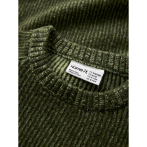 NAME IT Striktrøje Rosla Olive Night
